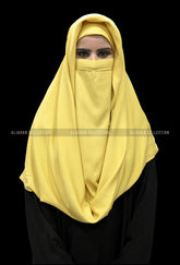 Misri Niqab Yellow Colour
